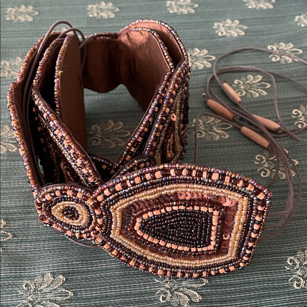 Beaded Bohemian Statement Belt